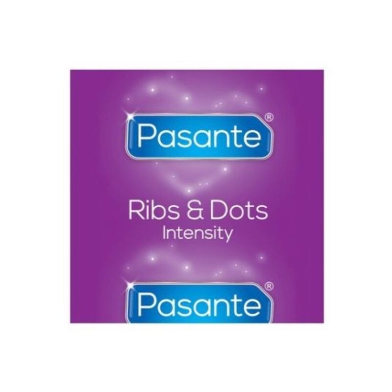 PASANTE - RIBS & DOTS INTENSITETSKONDOMER 144 STK.