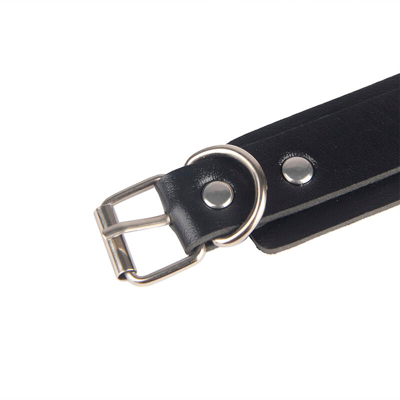 SUBBLIME - 953690 HÅNDJERN MED BONDAGEBÆLTE SORT ÉN STØRRELSE