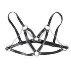 SUBBLIME - 953713 PUNK BONDAGE BÆLTE METALSPÆNDE SORT ÉN STØRRELSE