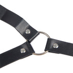 SUBBLIME - 953720 BONDAGE LÆDERREM BRYSTKLEMMER SORT ÉN STØRRELSE