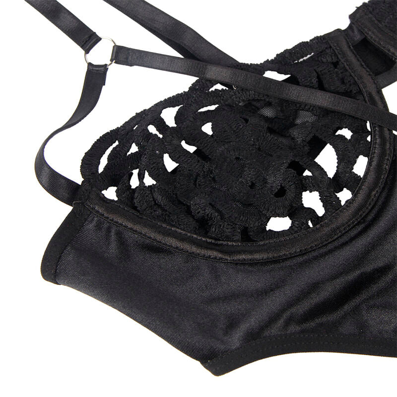 SUBBLIME - 954055 SEXY BLONDEBODYSUIT SORT S/M