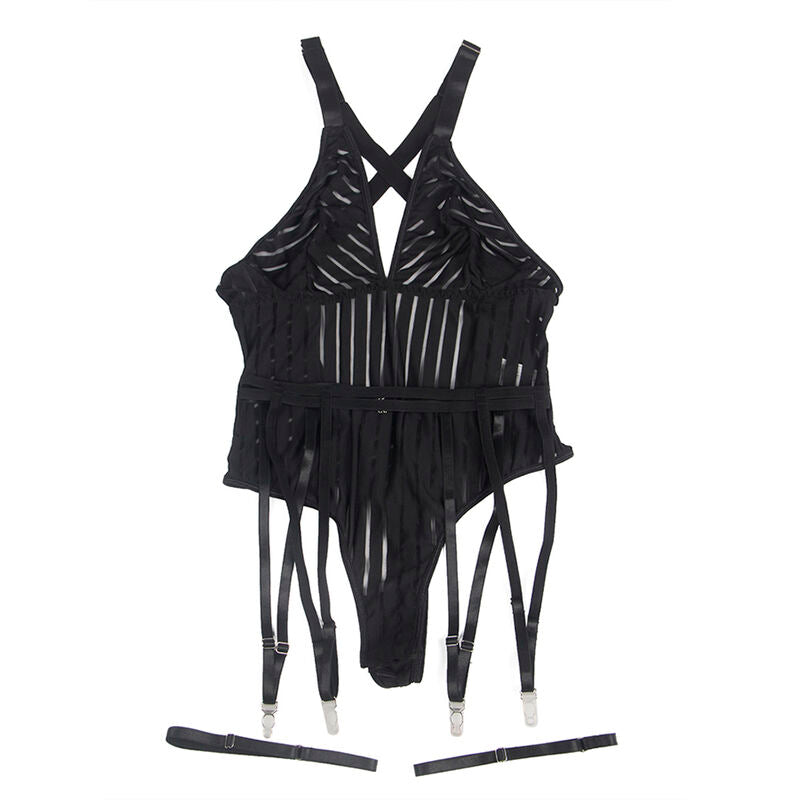SUBBLIME - 954147 BODY MED HÅNDTAGSBÆLTE SORT S/M