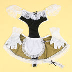 SUBBLIME - 954307 SEXET STUEPIGEKOSTUME SORT/HVID S/M