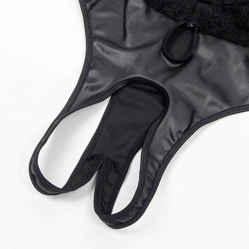 SUBBLIME - 954383 SEXY BODY MED HÅNDTAGSBÆLTE SORT S/M
