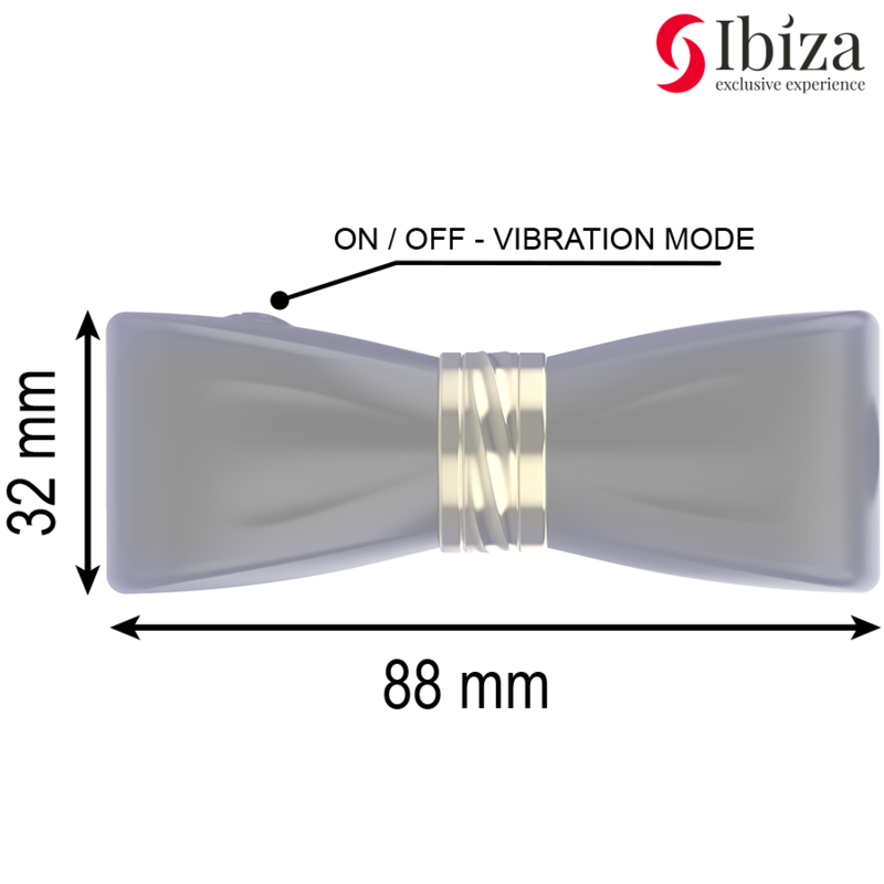 IBIZA - KLITO STIMULATOR 3 HOVEDER MED BUE