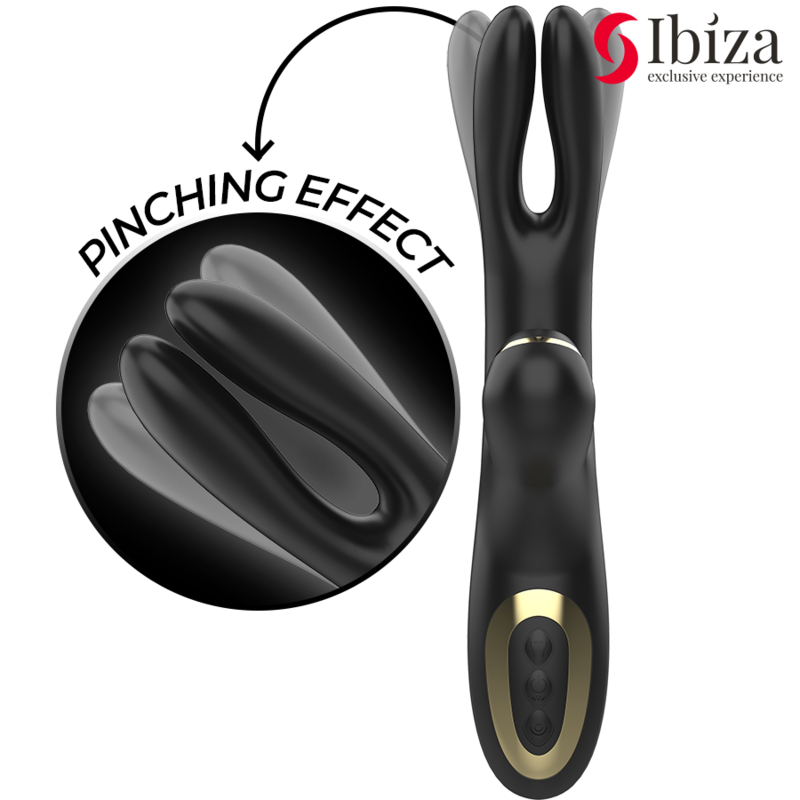 IBIZA - DOBBELT VIBRATOR KLEMME SORT