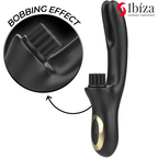 IBIZA - HI-TECH RABITT BØRSTENDE MULTICELLE KLITORIAL OG DOBBELT BØLGEVIBRATOR