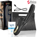 IBIZA - HI-TECH RABITT BØRSTENDE MULTICELLE KLITORIAL OG DOBBELT BØLGEVIBRATOR