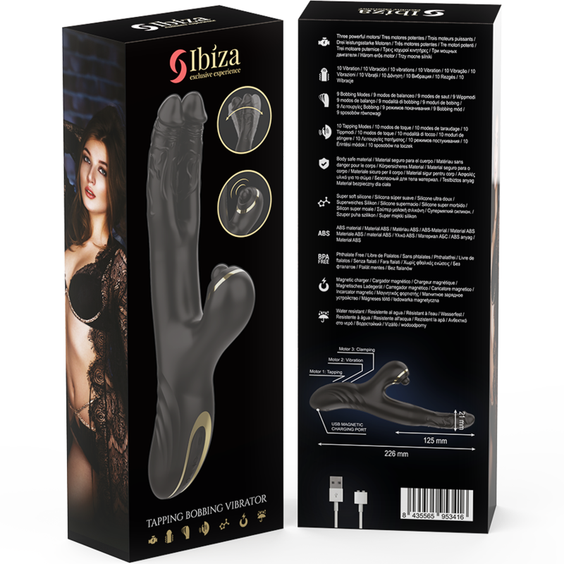 IBIZA - TWO DRAGONS DOBBELTVIBRATOR SORT