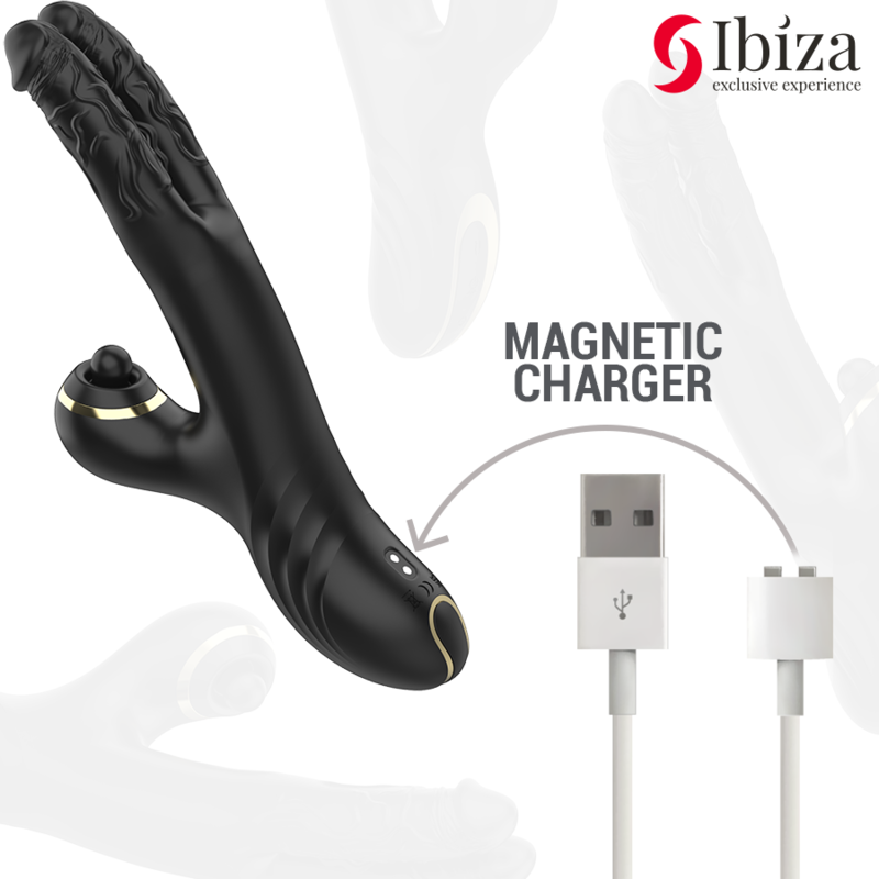 IBIZA - TWO DRAGONS DOBBELTVIBRATOR SORT
