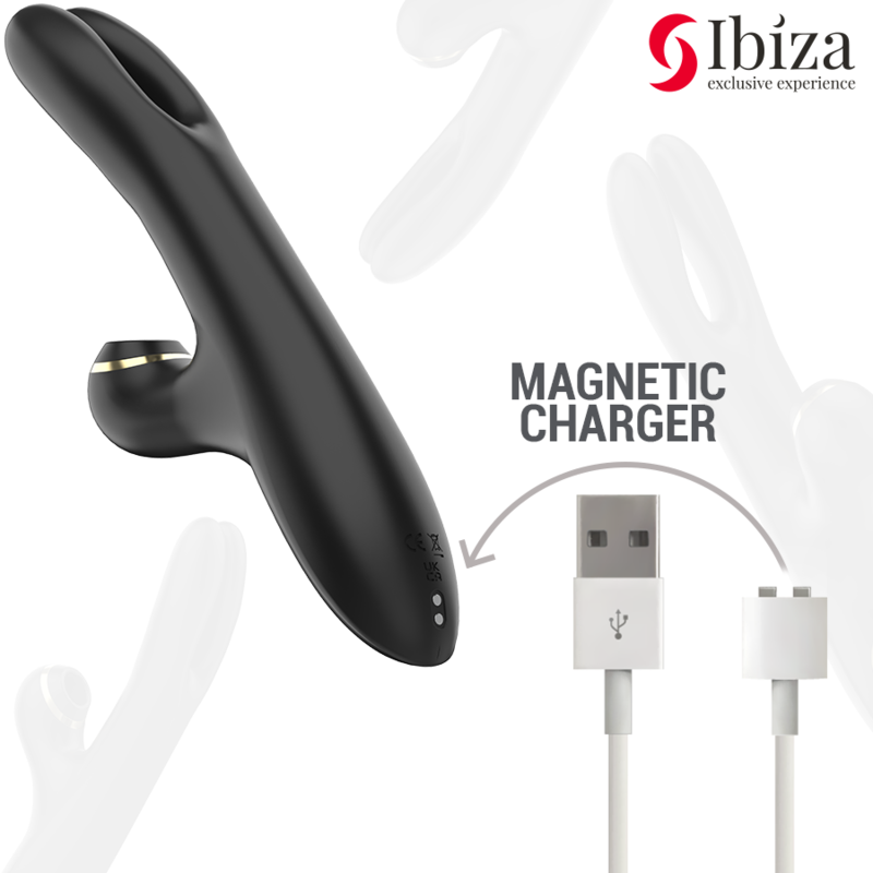 IBIZA - DOBBELT VIBRATOR KLEMME SORT