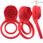 INTENS - GAIL STIMULATOR ROSE 10 VIBRATIONER RØD FJERNBETJENING