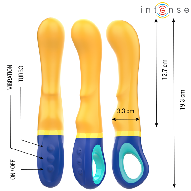 INTENSE - SHAGGY G-PUNKT VIBRATOR GUL