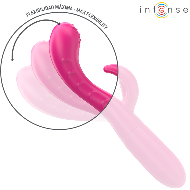 INTENS - AMARA VIBRATOR MED STIMULERINGSTUNGE 10 VIBRATIONER PINK