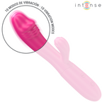 INTENSE - IVY FLEKSIBEL VIBRATOR 10 VIBRATIONER MED STIMULERENDE TUNGE PINK