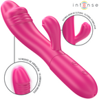 INTENSE - IVY FLEKSIBEL VIBRATOR 10 VIBRATIONER MED STIMULERENDE TUNGE PINK
