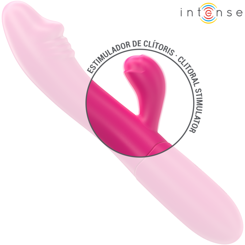 INTENSE - IVY FLEKSIBEL VIBRATOR 10 VIBRATIONER MED STIMULERENDE TUNGE PINK