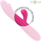 INTENSE - IVY FLEKSIBEL VIBRATOR 10 VIBRATIONER MED STIMULERENDE TUNGE PINK