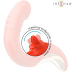 INTENSE - PAULINA VIBRATOR OG STIMULATOR I U-FORM RØD