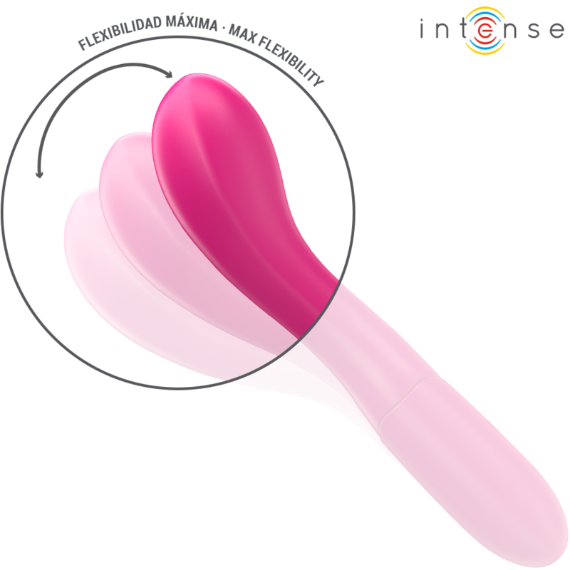 INTENSE - LISETTE VIBRATOR 19 CM FLEKSIBEL 10 VIBRATIONER PINK