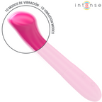 INTENSE - PATY VIBRATOR 19 CM FLEKSIBEL 10 VIBRATIONER MODEL 2 PINK