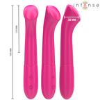 INTENSE - PATY VIBRATOR 19 CM FLEKSIBEL 10 VIBRATIONER MODEL 2 PINK