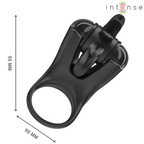 INTENSE - MABEL VIBRERINGSRING 10 VIBRATIONER MED KLITORISSTIMULATOR SORT