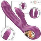 INTENSE - HALLE MULTIFUNKTIONSVIBRATOR MED DELFINSTIMULERENDE TUNGE LILLA