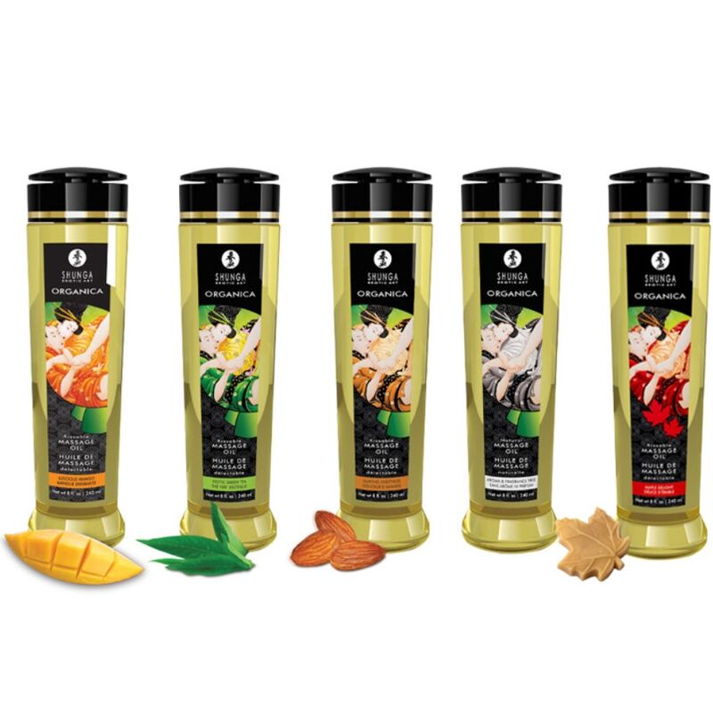 SHUNGA - ØKOLOGISK MASSAGEOLIE MANGO 240 ML