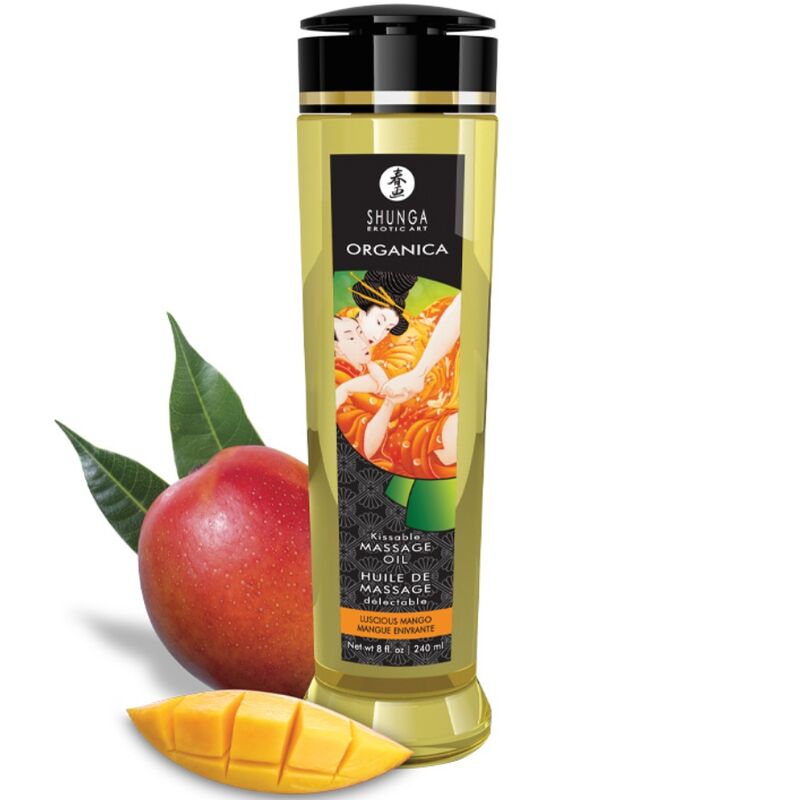 SHUNGA - ØKOLOGISK MASSAGEOLIE MANGO 240 ML