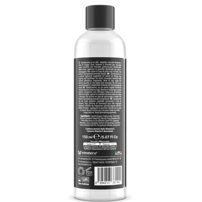 INTIMATELINE LUXURIA - MASSAGEOLIE SUKKERSKY 150 ML