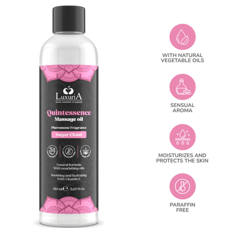 INTIMATELINE LUXURIA - MASSAGEOLIE SUKKERSKY 150 ML