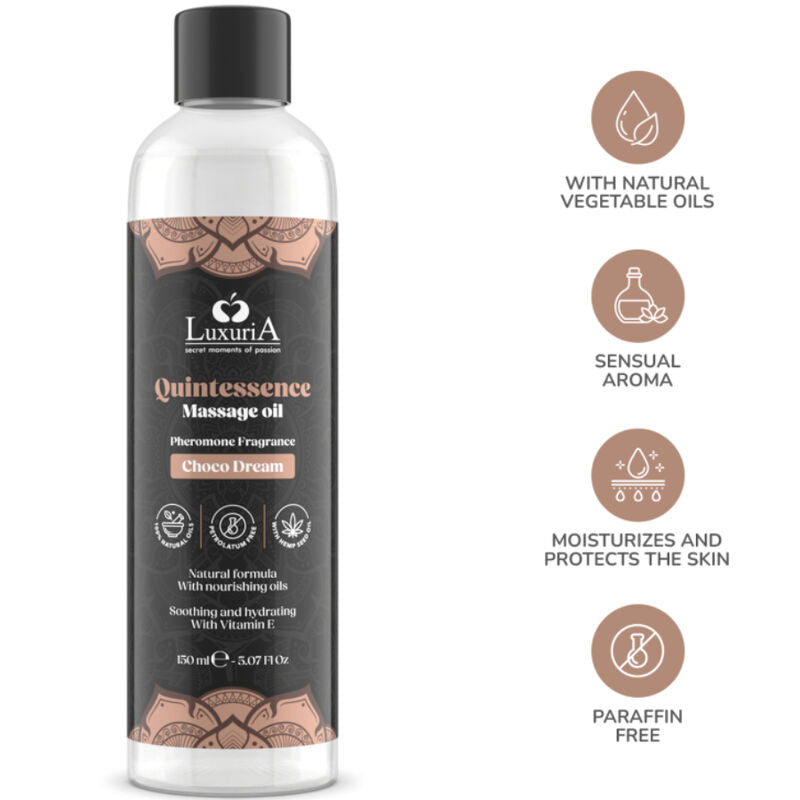 INTIMATELINE LUXURIA - MASSAGEOLIE CHOKOLADE 150 ML