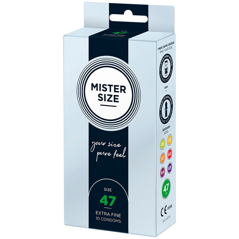 MISTER SIZE - KONDOMER STØRRELSE XS 47 MM (10 ENHEDER)