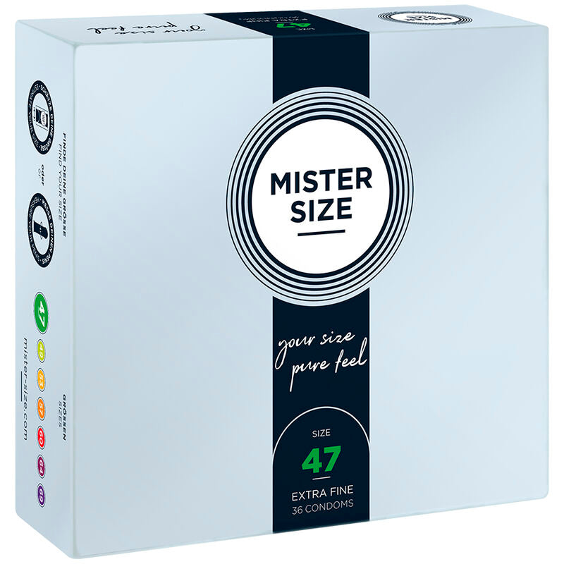 MISTER SIZE - KONDOMER STØRRELSE XS 47 MM (36 ENHEDER)