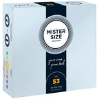 MISTER SIZE - KONDOMSTØRRELSE M 53 MM (36 ENHEDER)