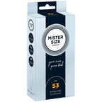 MISTER SIZE - KONDOMSTØRRELSE M 53 MM (10 ENHEDER)