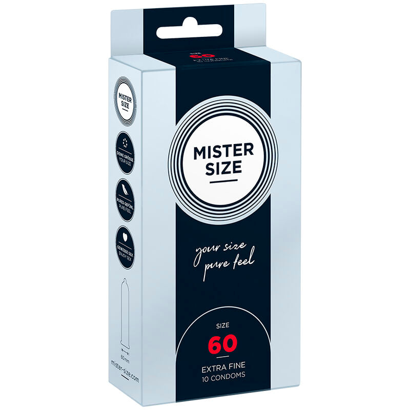 MISTER SIZE - KONDOMSTØRRELSE XL 60 MM (10 STK.)