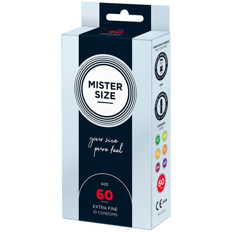 MISTER SIZE - KONDOMSTØRRELSE XL 60 MM (10 STK.)