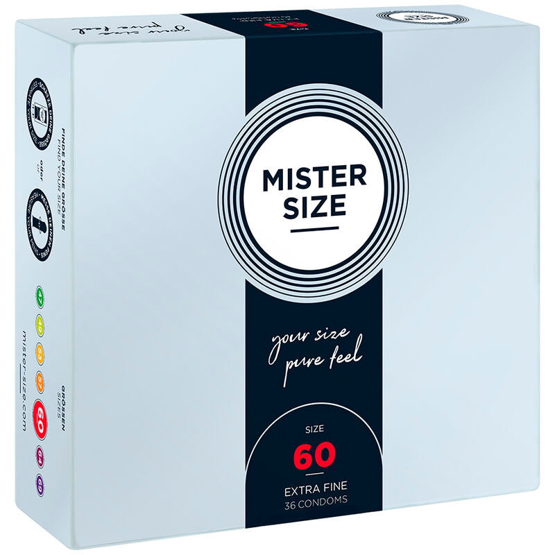 MISTER SIZE - KONDOMSTØRRELSE XL 60 MM (36 ENHEDER)