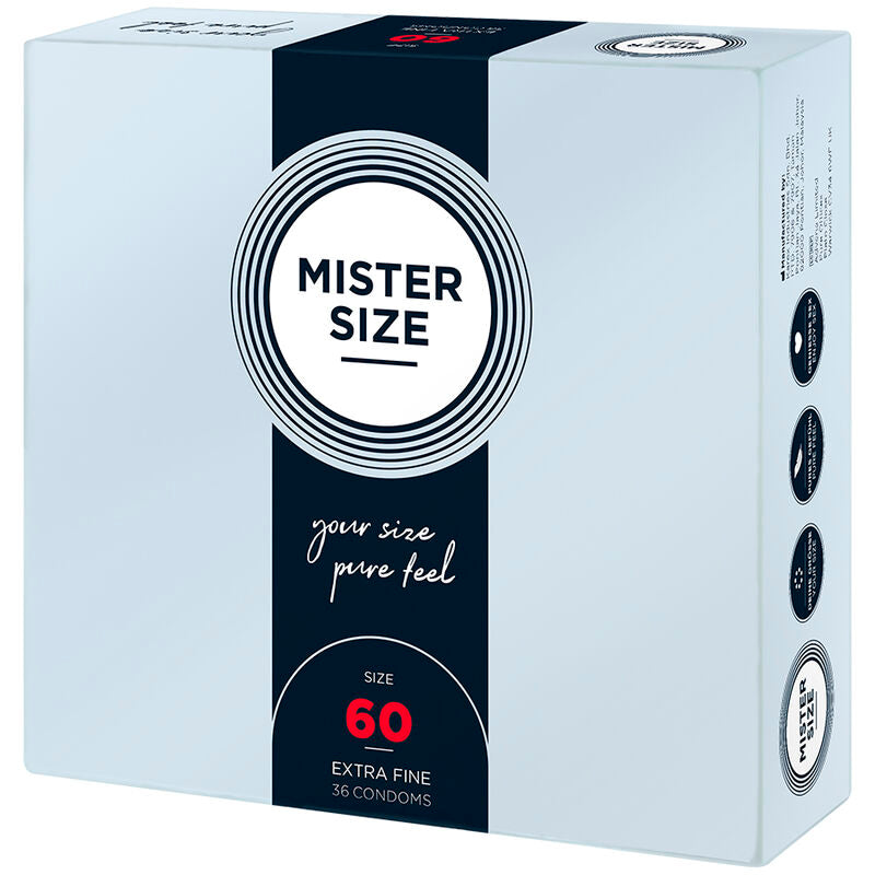 MISTER SIZE - KONDOMSTØRRELSE XL 60 MM (36 ENHEDER)