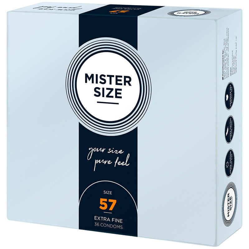 MISTER SIZE - KONDOMSTØRRELSE L 57 MM (36 ENHEDER)