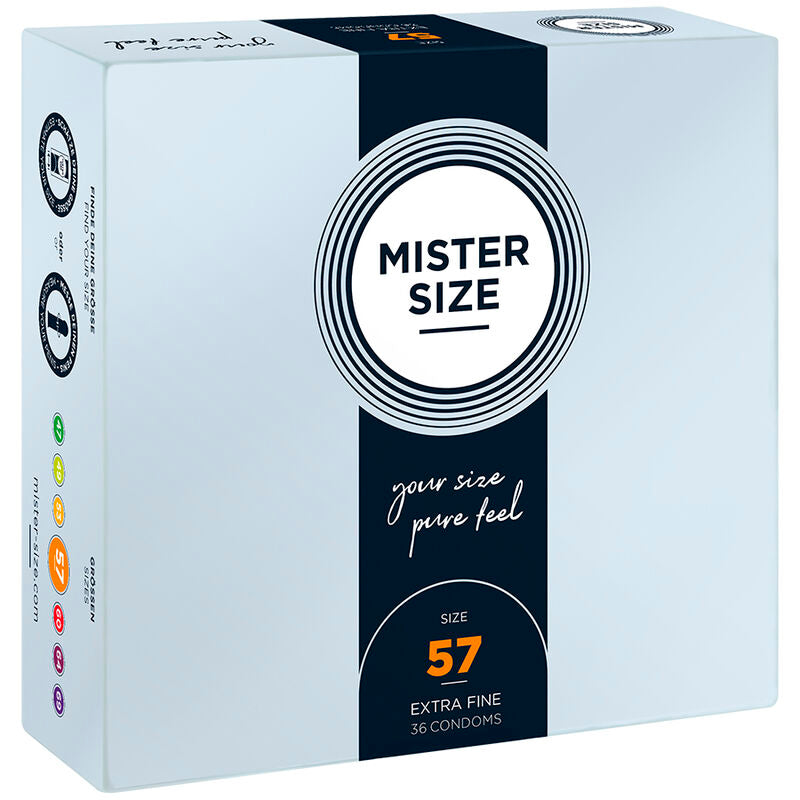MISTER SIZE - KONDOMSTØRRELSE L 57 MM (36 ENHEDER)