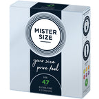 MISTER SIZE - KONDOMER STØRRELSE XS 47 MM (3 ENHEDER)