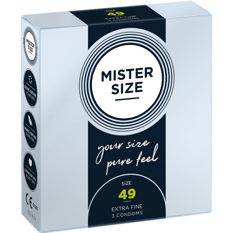 MISTER SIZE - KONDOMSTØRRELSE S 49 MM (3 ENHEDER)