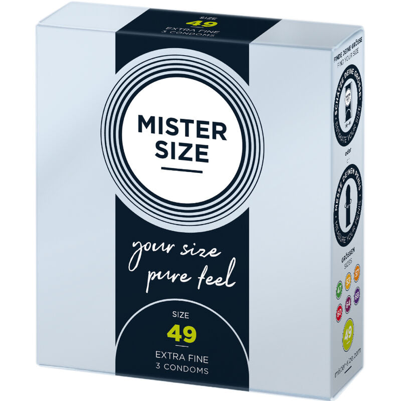 MISTER SIZE - KONDOMSTØRRELSE S 49 MM (3 ENHEDER)