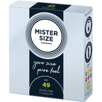 MISTER SIZE - KONDOMSTØRRELSE S 49 MM (3 ENHEDER)