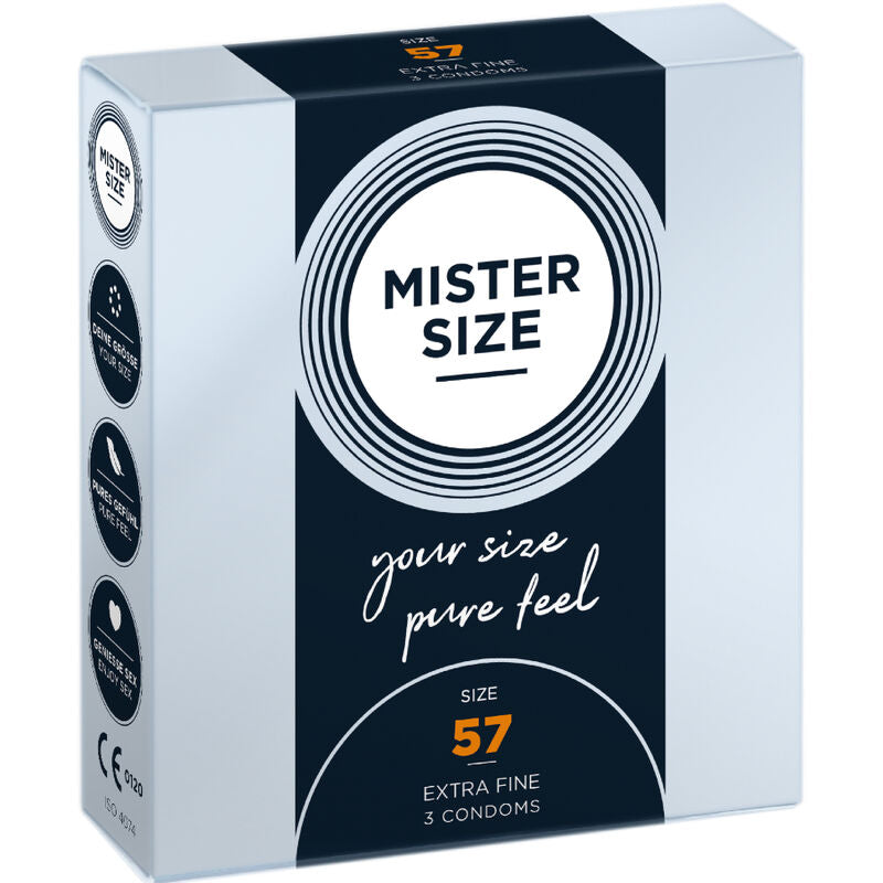 MISTER SIZE - KONDOMSTØRRELSE L 57 MM (3 ENHEDER)