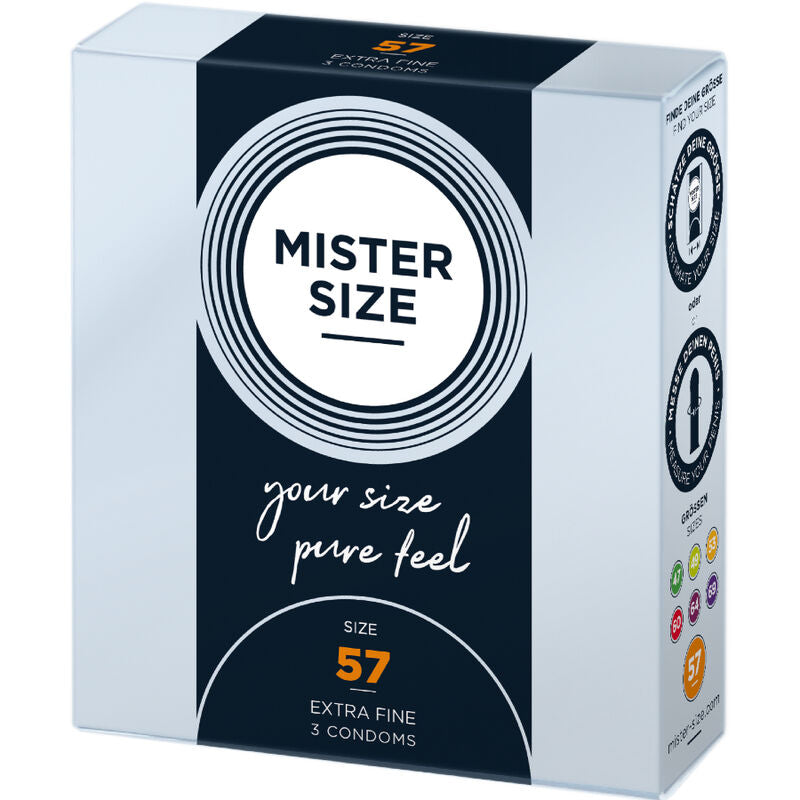 MISTER SIZE - KONDOMSTØRRELSE L 57 MM (3 ENHEDER)
