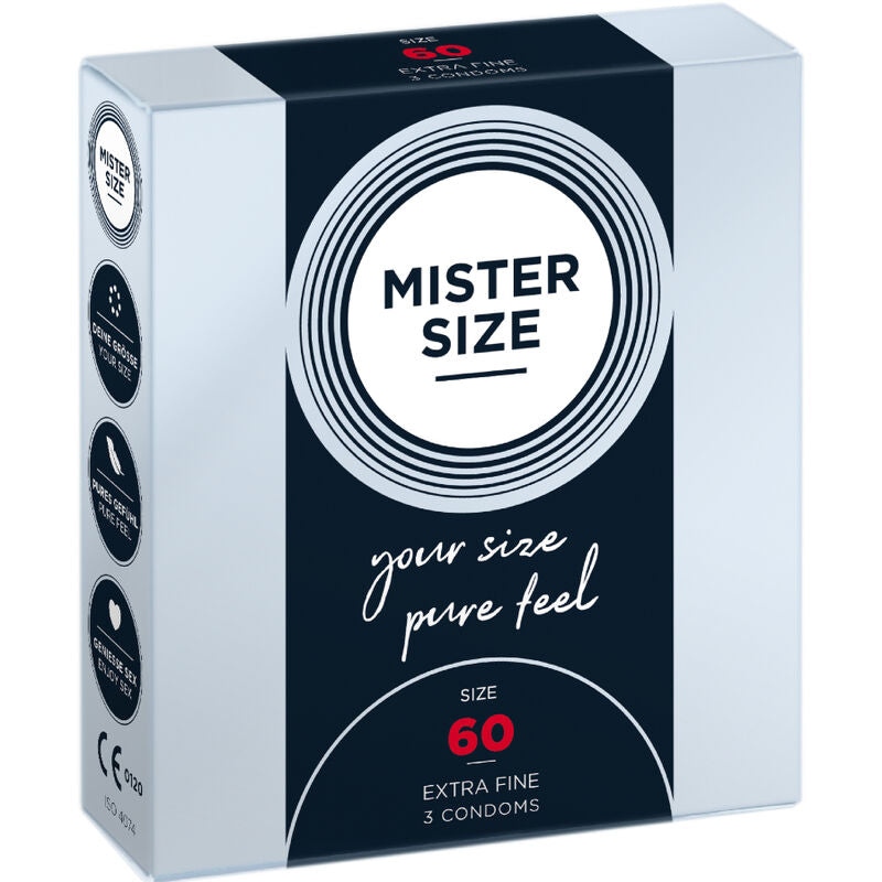 MISTER SIZE - KONDOMSTØRRELSE XL 60 MM (3 ENHEDER)